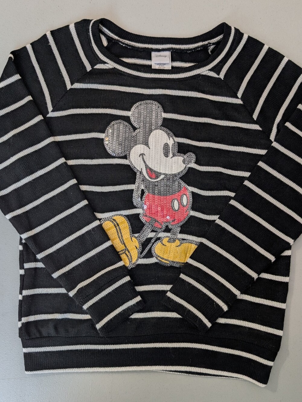 Mickey Mouse sequin sweater, large